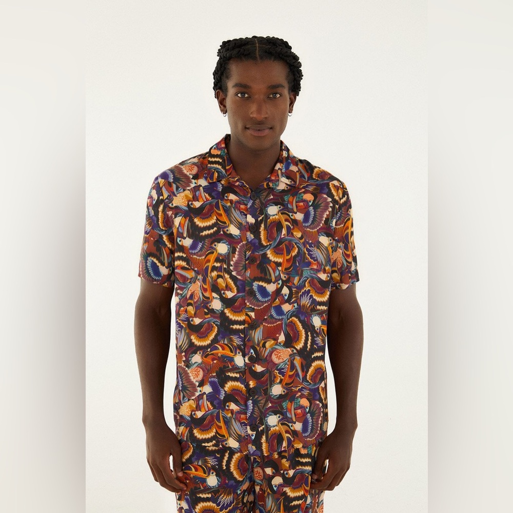 FARM RIO Multicolor Flying Toucans Lenzing™ Ecovero™ Shirt